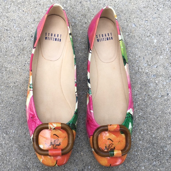 Stuart Weitzman Patent Leather Resort Wear Flats - Picture 2 of 16